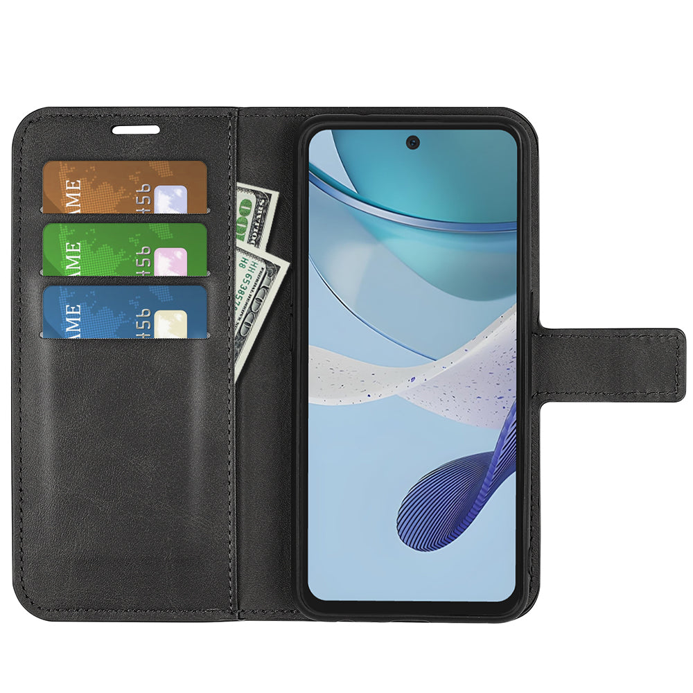 For Motorola Moto G53 5G Calf Texture PU Leather Wallet Case Square Clasp Drop-proof Phone Stand Cover For Motorola Moto G53 5G Calf Texture PU Leather Wallet Case Square Clasp Drop-proof Phone Stand Cover